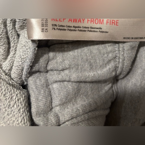 NWT Free People Movement Terry Sweat Shorts W/ Side Ties, Heather Gray, M - Picture 8 of 9